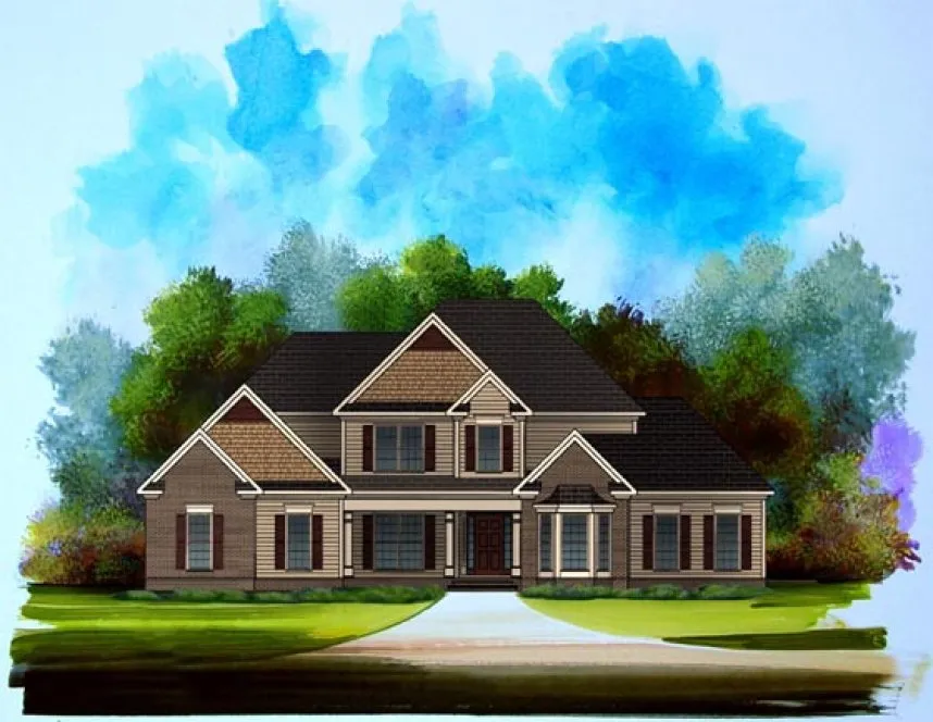 Full Rendering for House Plan #713433