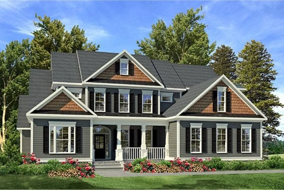 Full Rendering for House Plan #718553