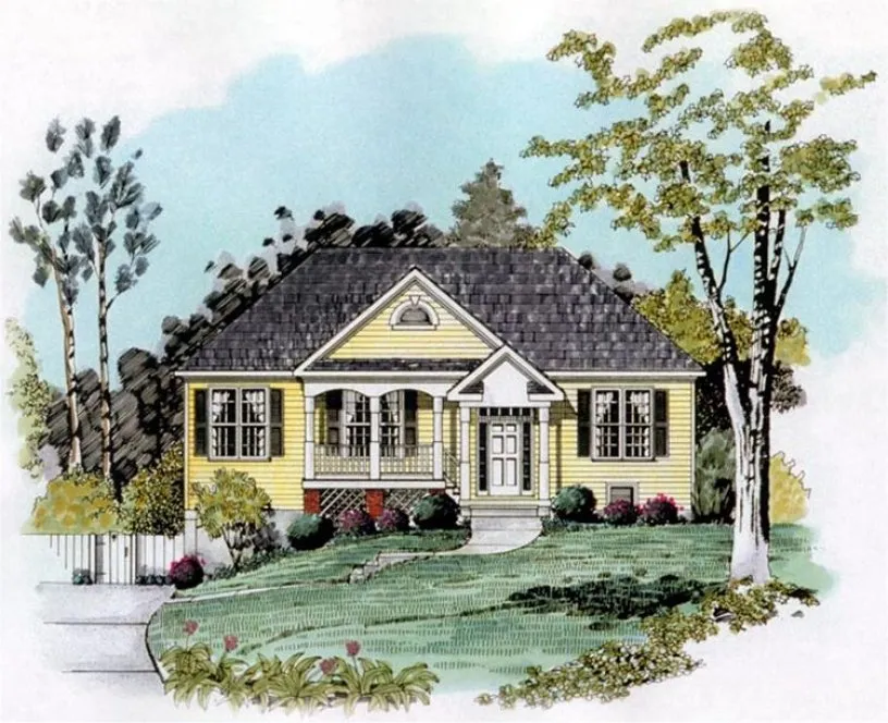 Full Rendering for House Plan #716851