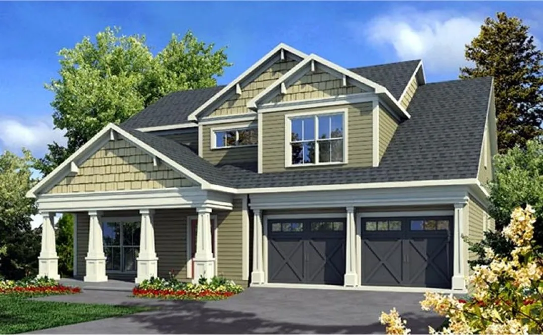 Full Rendering for House Plan #714542