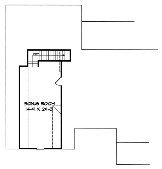 Attic Plan for House Plan #718222