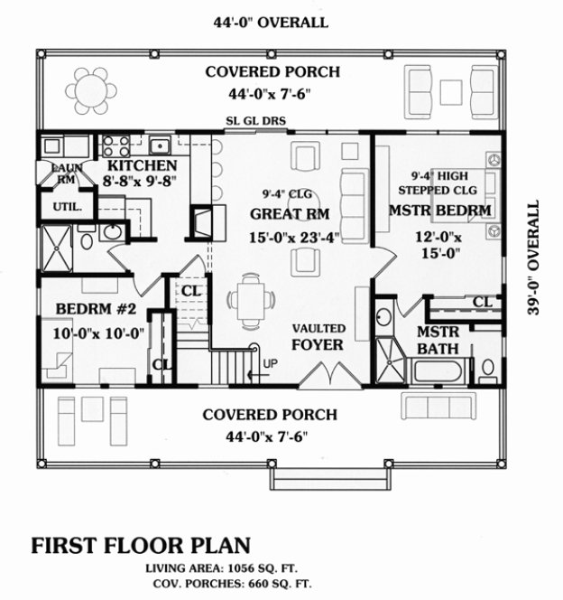 Main Floor Plan for House Plan #626501