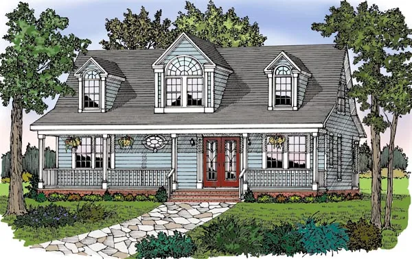 Full Rendering for House Plan #626501