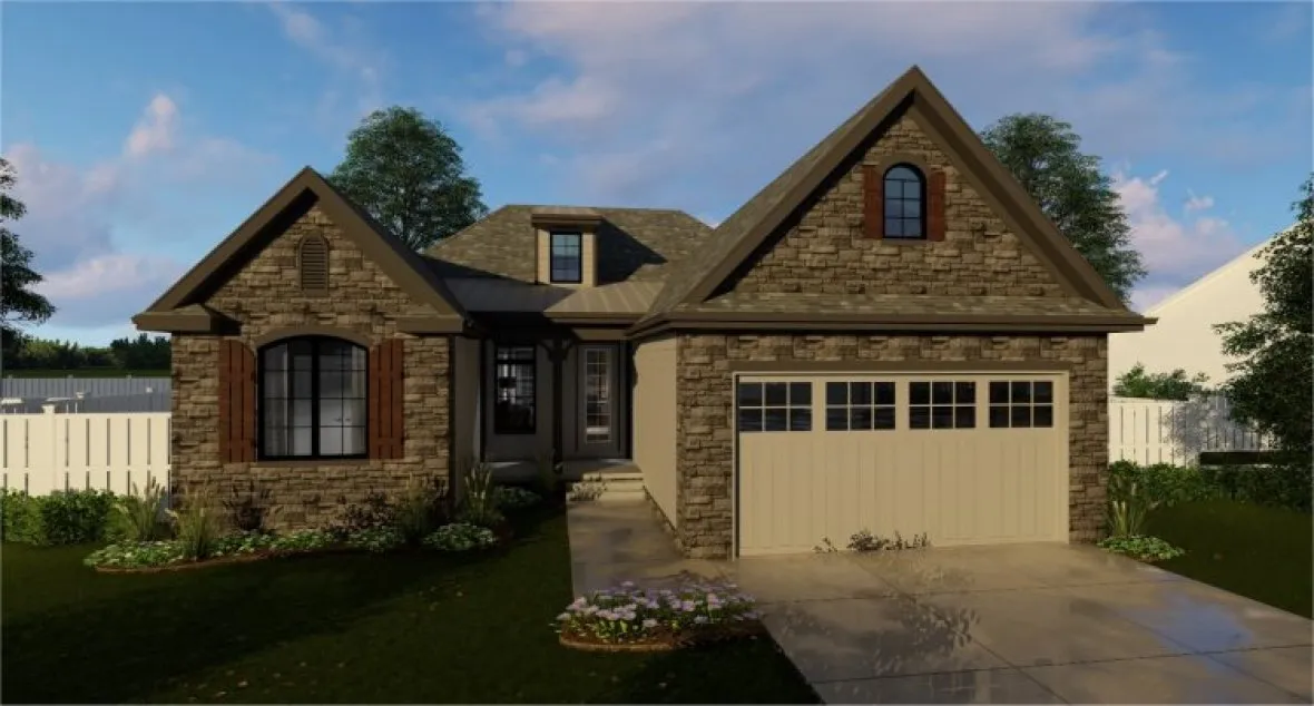 Full Rendering for House Plan #708781