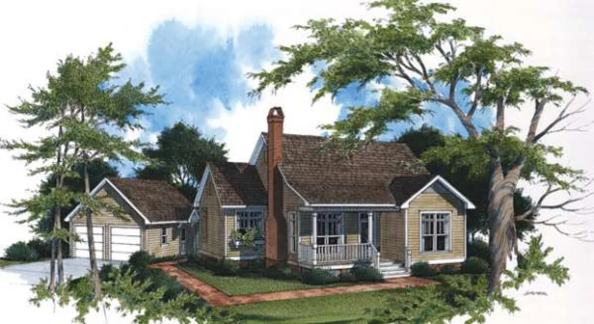 Full Rendering for House Plan #113931