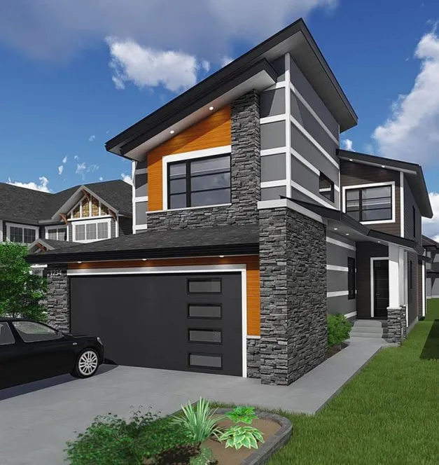 Full Rendering for House Plan #550152