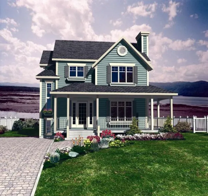 Full Rendering for House Plan #425931