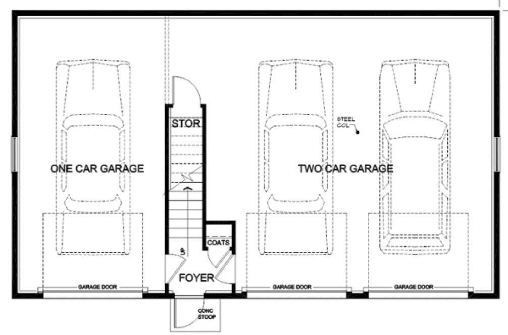 Main Floor Plan for House Plan #185591