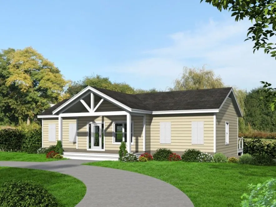 Full Rendering for House Plan #696712