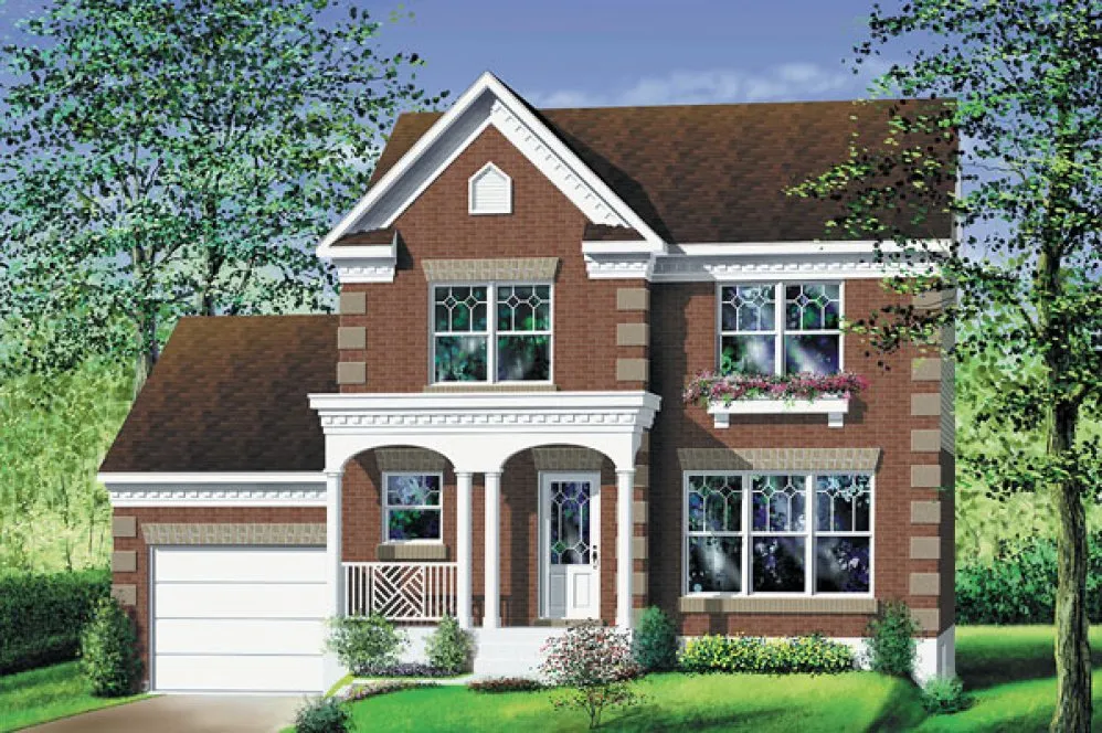 Full Rendering for House Plan #175931