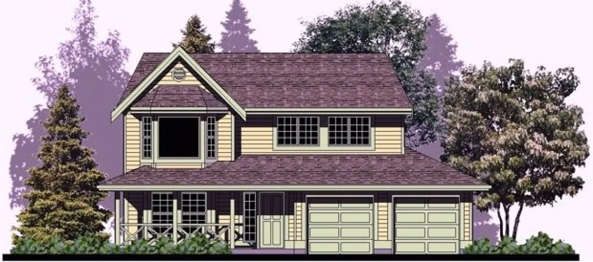 Full Rendering for House Plan #507502