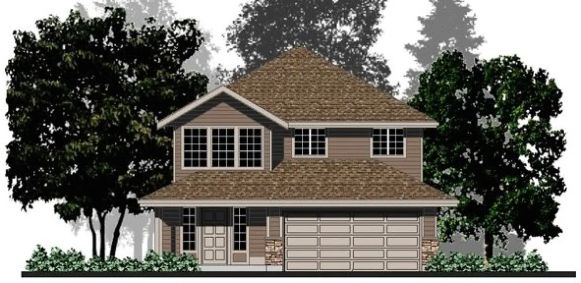 Full Rendering for House Plan #504542
