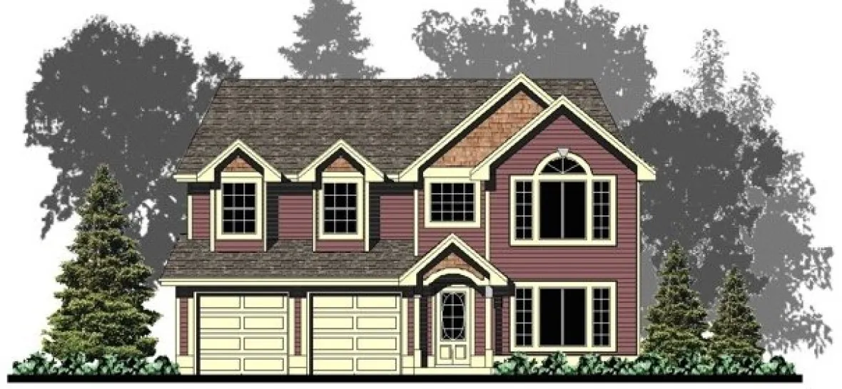 Full Rendering for House Plan #507152