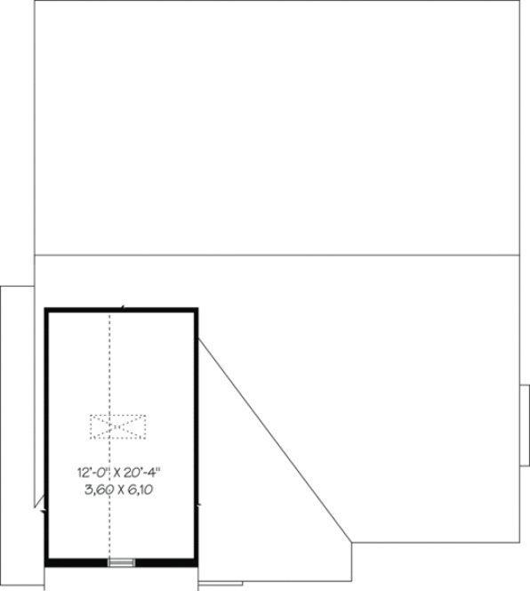 Attic Plan for House Plan #149721