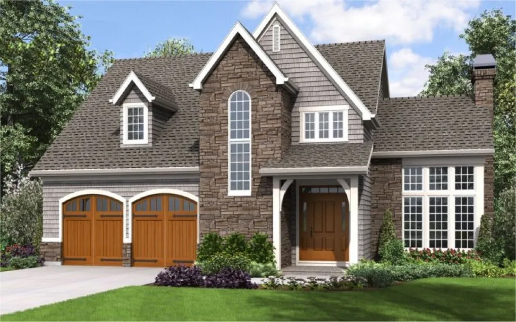 Full Rendering for House Plan #320912