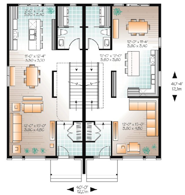 Main Floor Plan for House Plan #146503