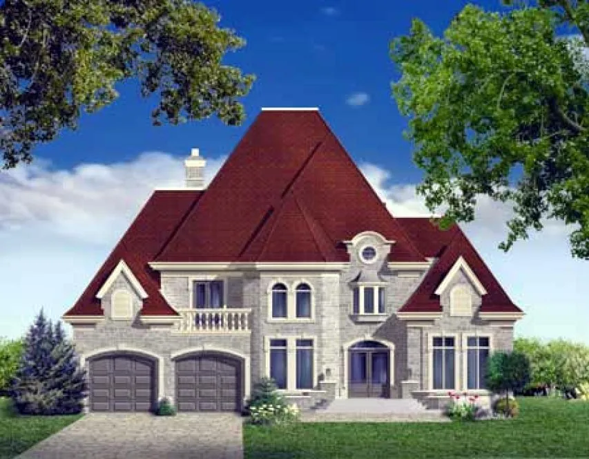 Full Rendering for House Plan #170623