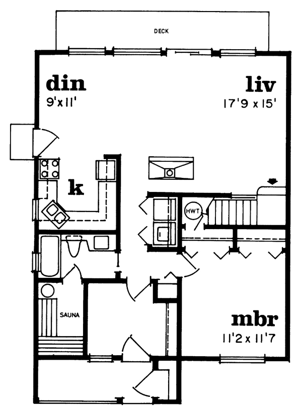 Main Floor Plan for House Plan #515061