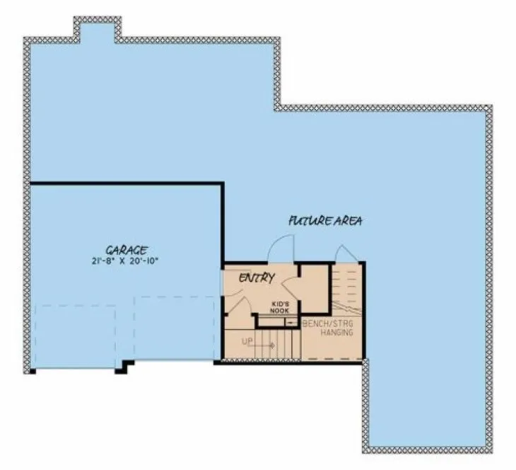 Basement Plan for House Plan #315302