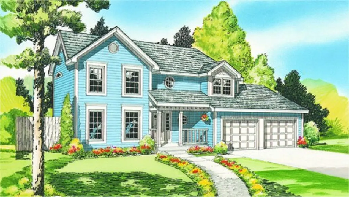 Full Rendering for House Plan #189710