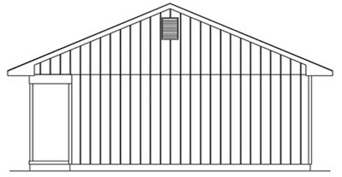 Right Elevation for House Plan #630611