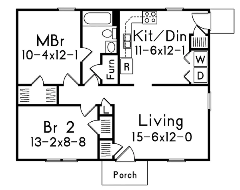 Main Floor Plan for House Plan #630080