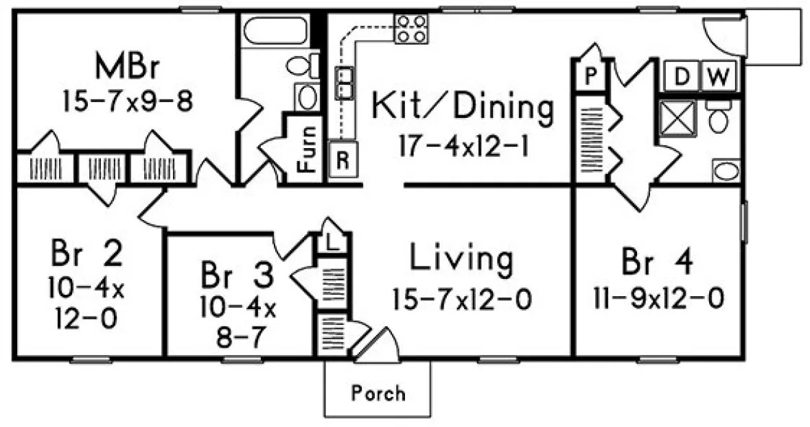 Main Floor Plan for House Plan #630031