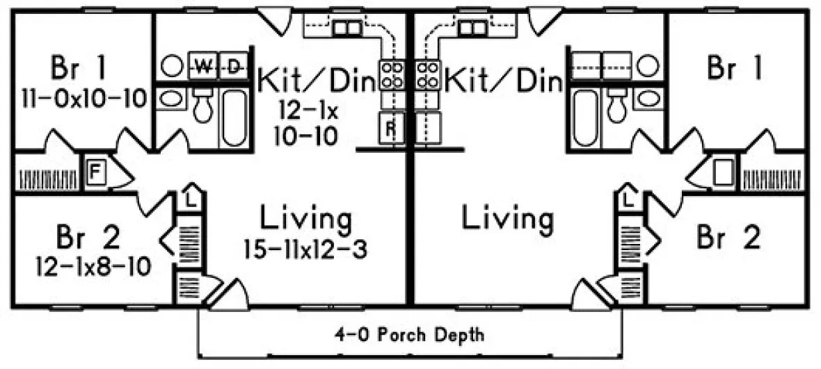 Main Floor Plan for House Plan #637351