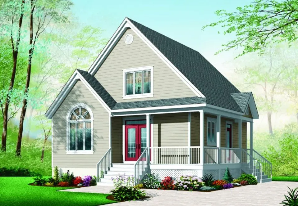 Full Rendering for House Plan #148601