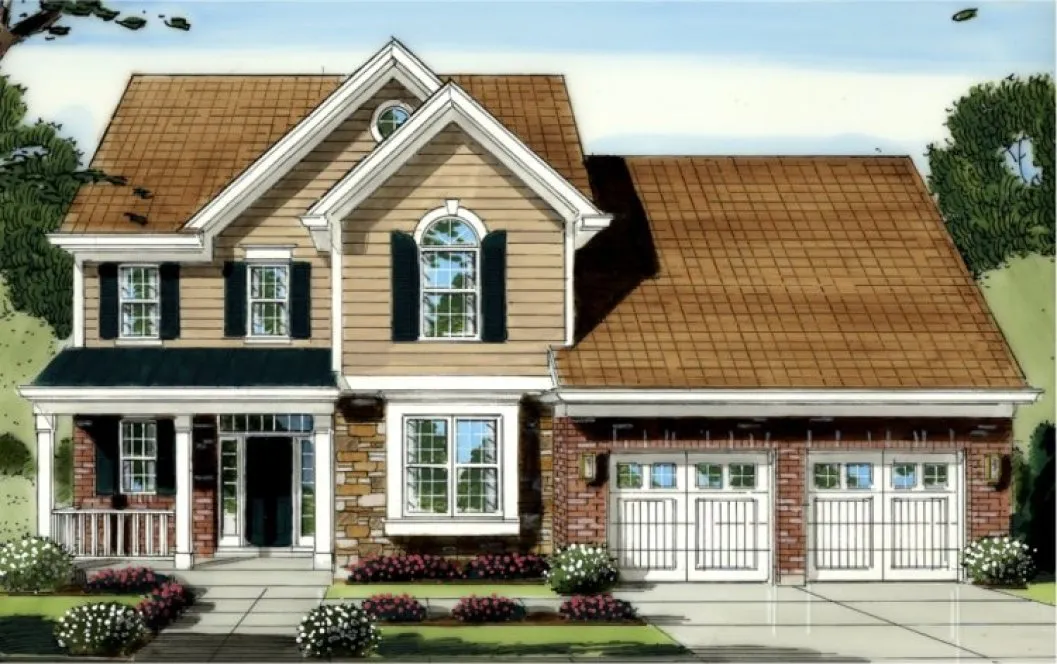 Full Rendering for House Plan #534542