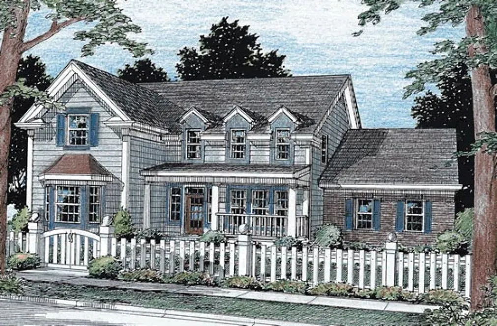 Full Rendering for House Plan #241252