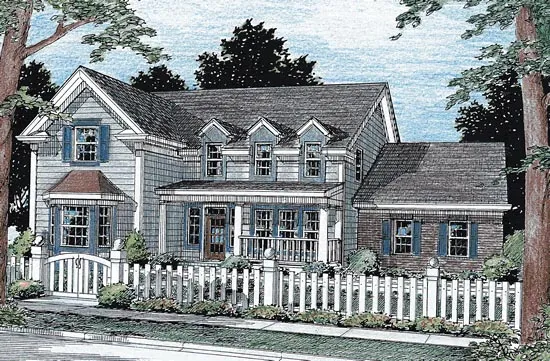 Full Rendering for House Plan #241252