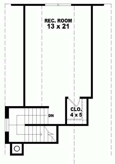 Attic Plan for House Plan #493152