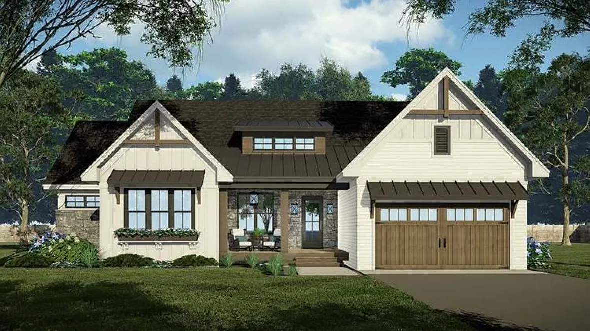 Full Rendering for House Plan #287202