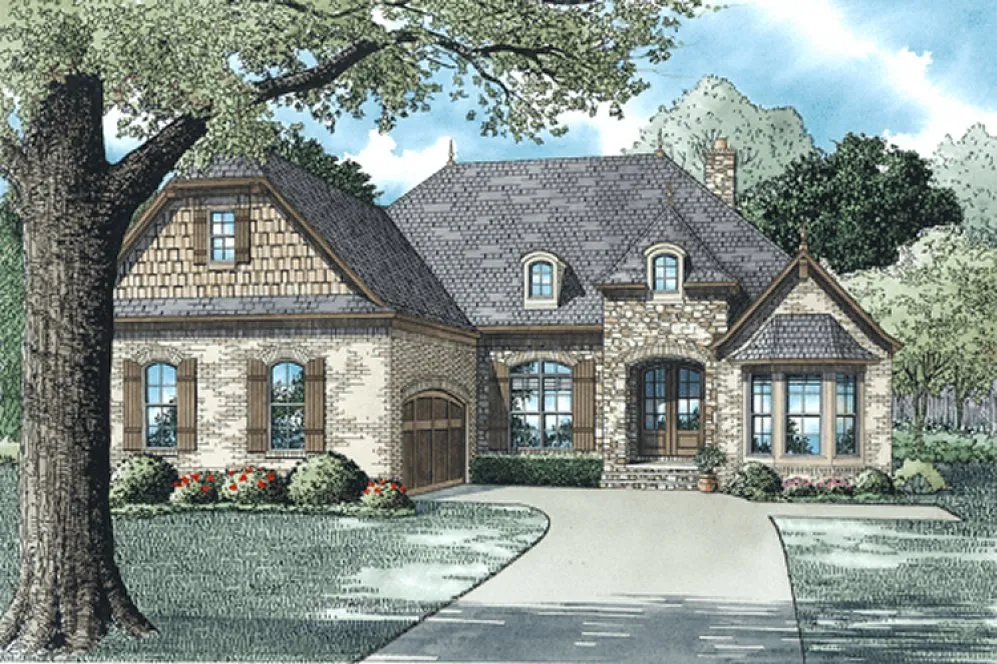 Full Rendering for House Plan #316452