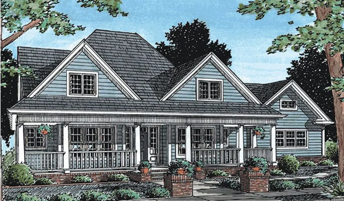 Full Rendering for House Plan #246452