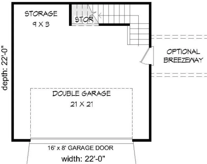Main Floor Plan for House Plan #693530