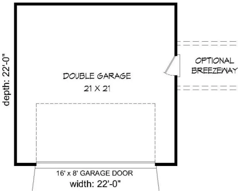 Main Floor Plan for House Plan #694840