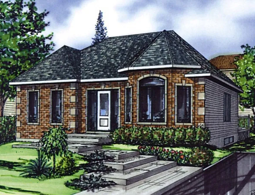 Full Rendering for House Plan #424221
