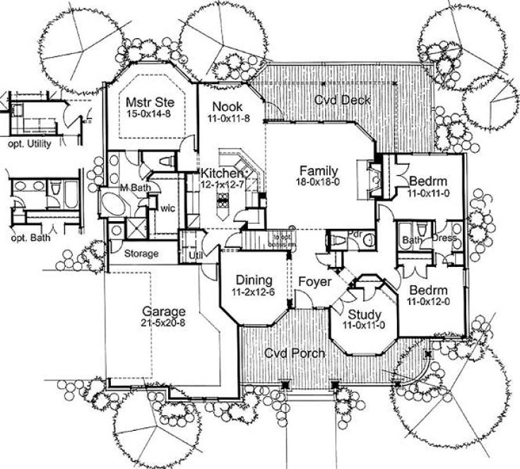 Main Floor Plan for House Plan #641991
