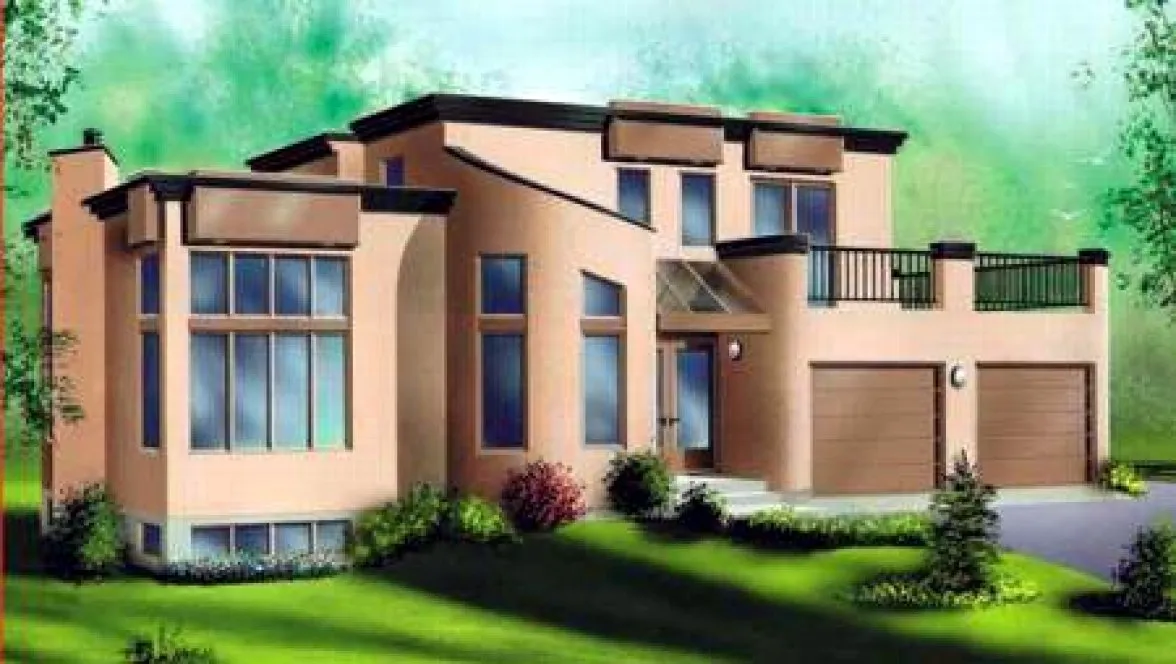 Full Rendering for House Plan #175681