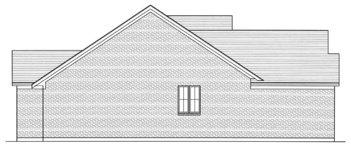 Left Elevation for House Plan #538181