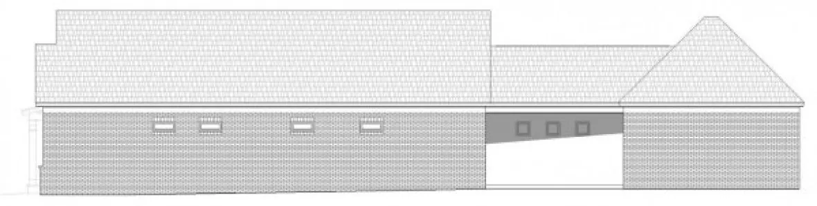 Right Elevation for House Plan #691752