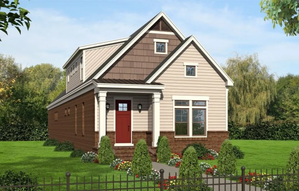 Full Rendering for House Plan #691752