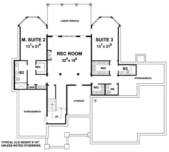 Basement Plan for House Plan #156972