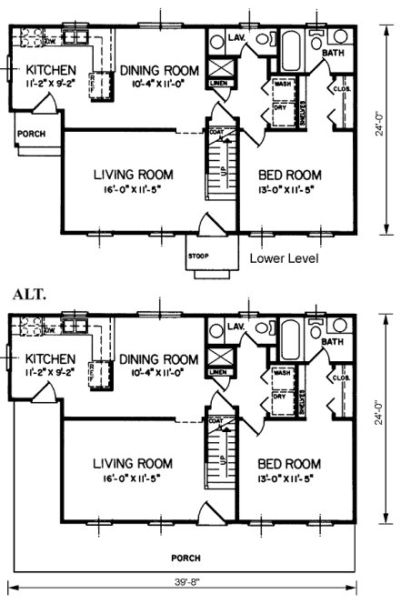 Main Floor Plan for House Plan #654821
