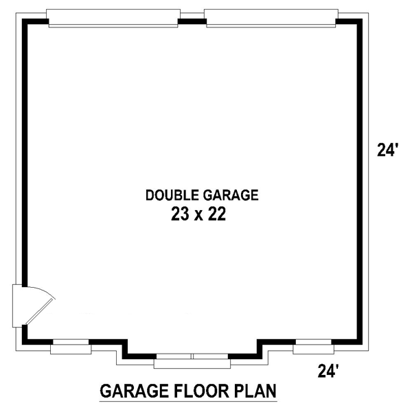 Main Floor Plan for House Plan #490006