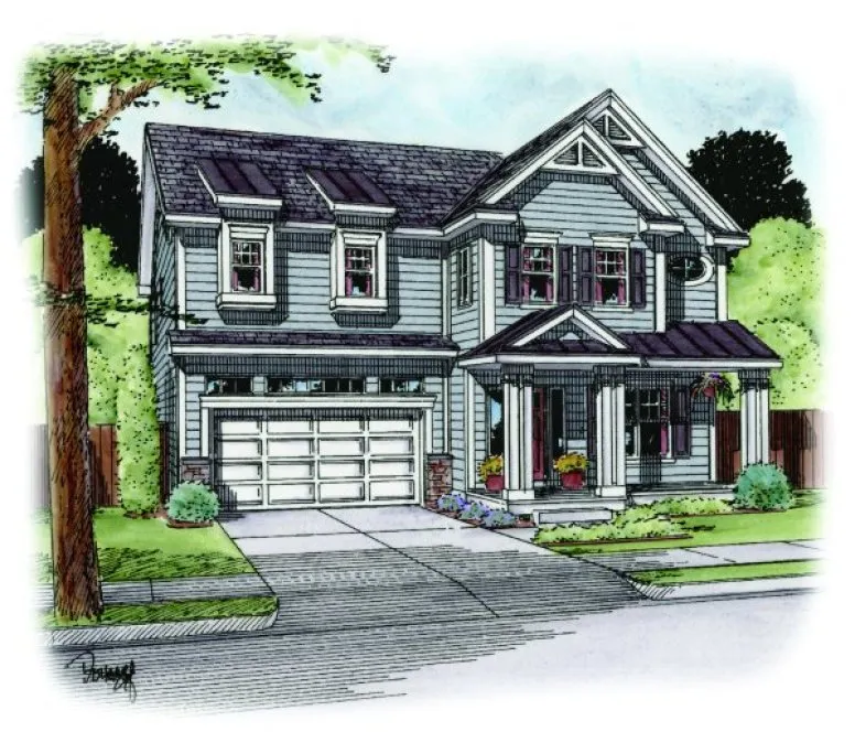 ExteriorPhoto for House Plan #156052