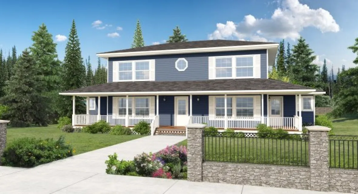 Full Rendering for House Plan #222159