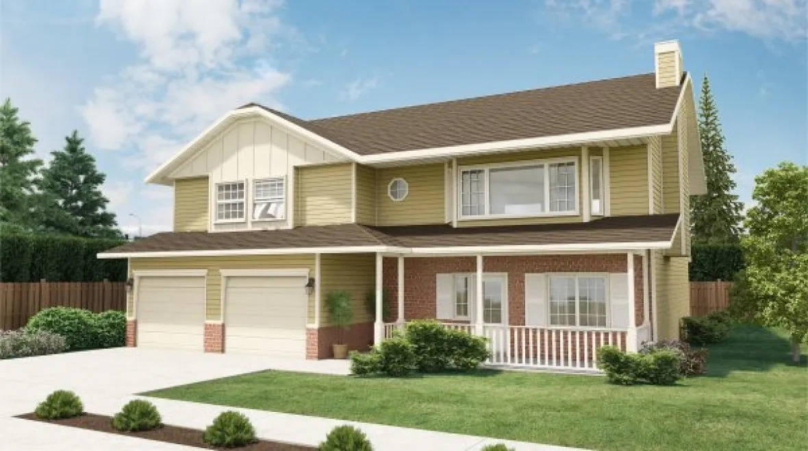 Full Rendering for House Plan #200963